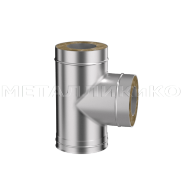 Тройник-сэндвич ф115/190 нерж. 1мм 